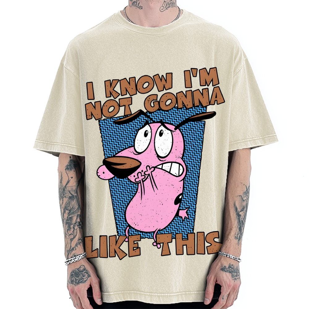 Not Gonna Like Courage The Cowardly Dog Vintage Washed T-shirt