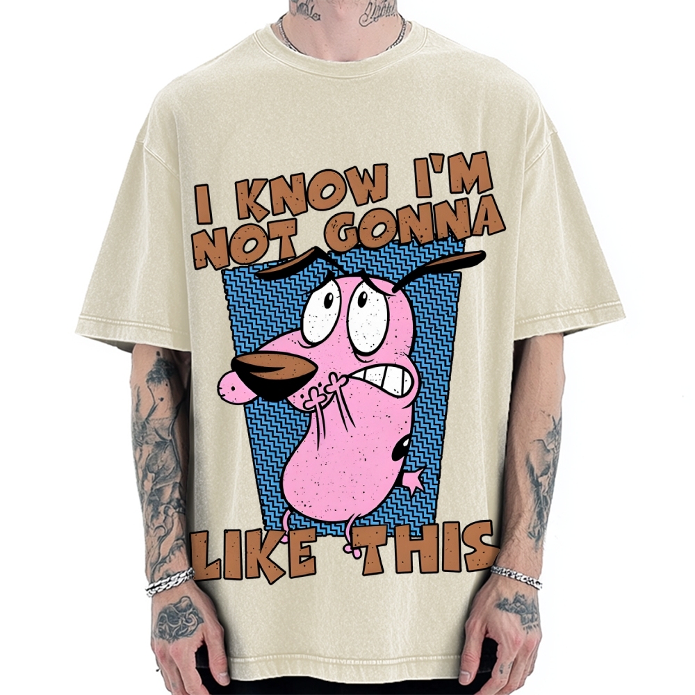 Not Gonna Like Courage The Cowardly Dog Vintage Washed T-shirt