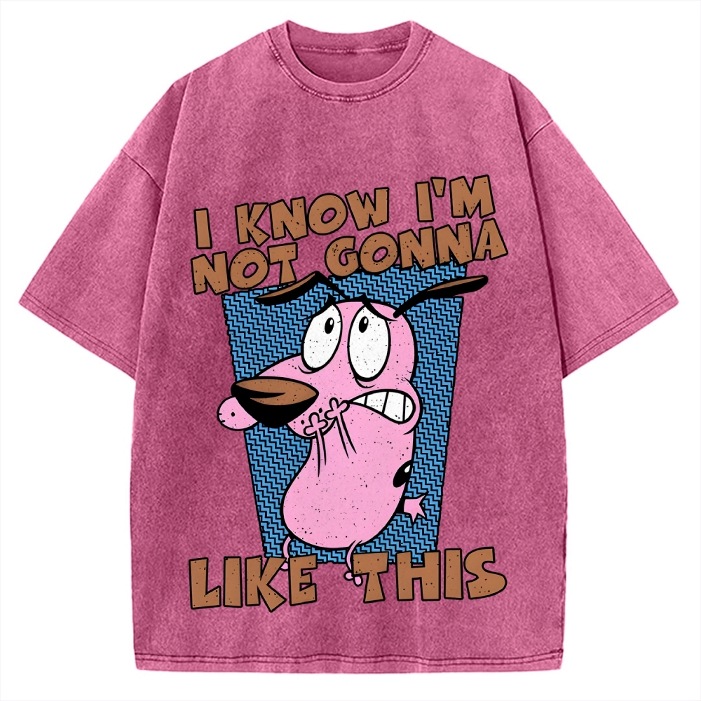 Not Gonna Like Courage The Cowardly Dog Vintage Washed T-shirt