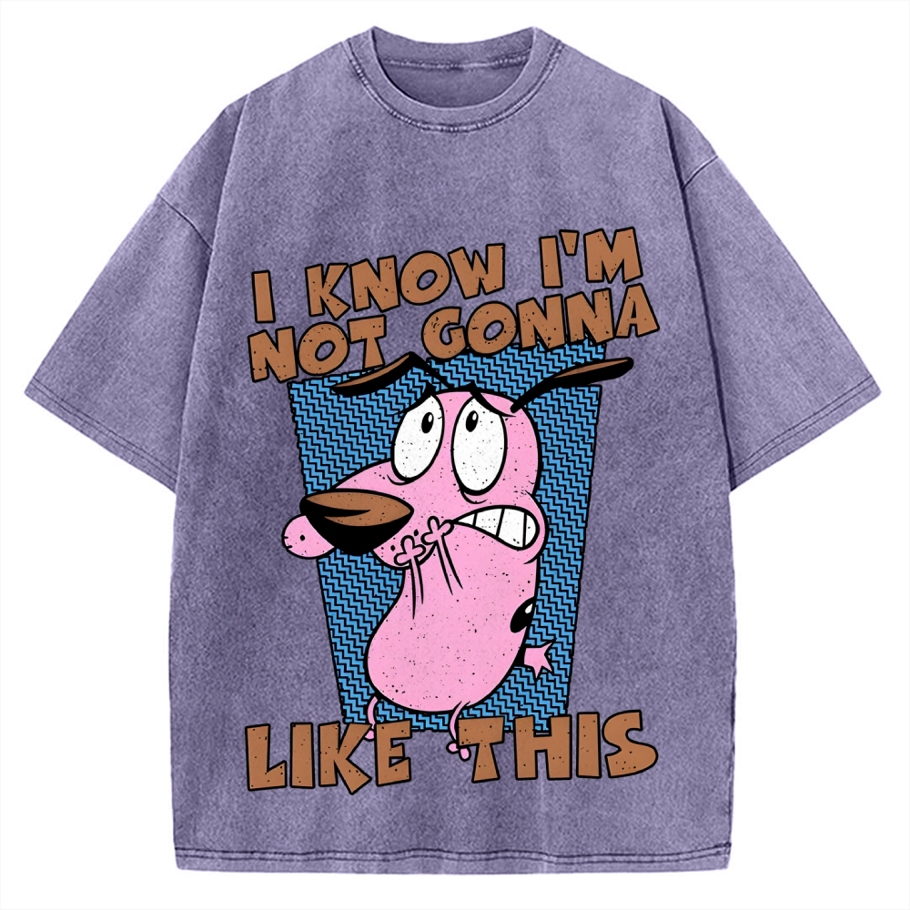 Not Gonna Like Courage The Cowardly Dog Vintage Washed T-shirt
