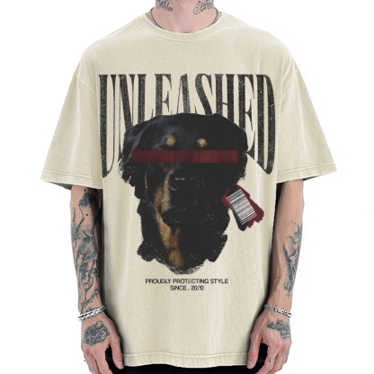 Rottweiler Vintage Washed T-shirt