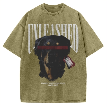Rottweiler Vintage Washed T-shirt