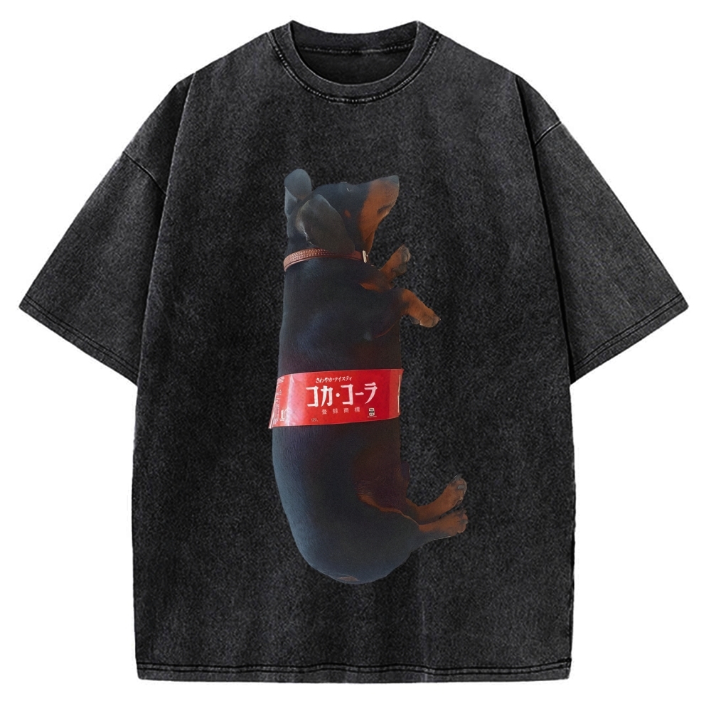 Doggy Cola Vintage Washed T-shirt