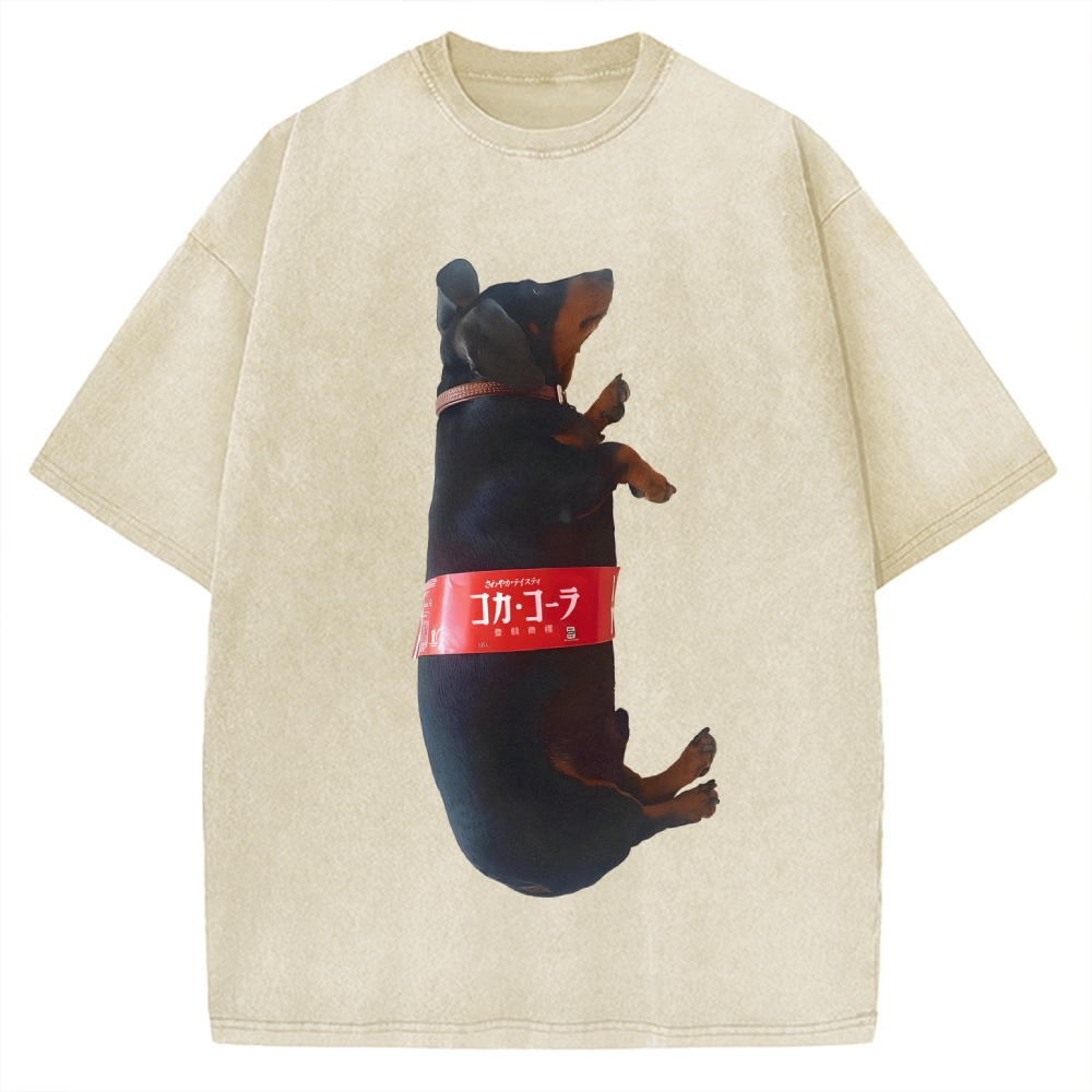 Doggy Cola Vintage Washed T-shirt