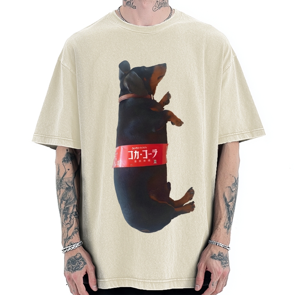 Doggy Cola Vintage Washed T-shirt