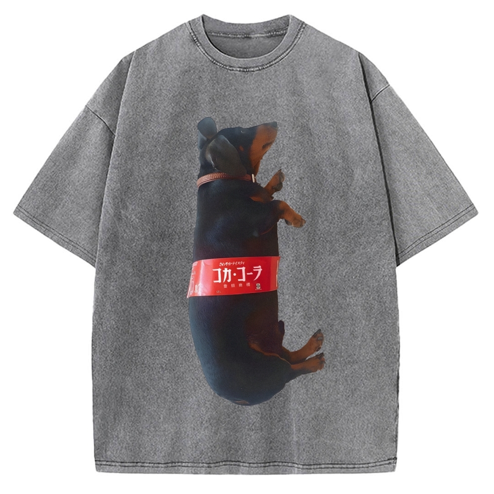 Doggy Cola Vintage Washed T-shirt