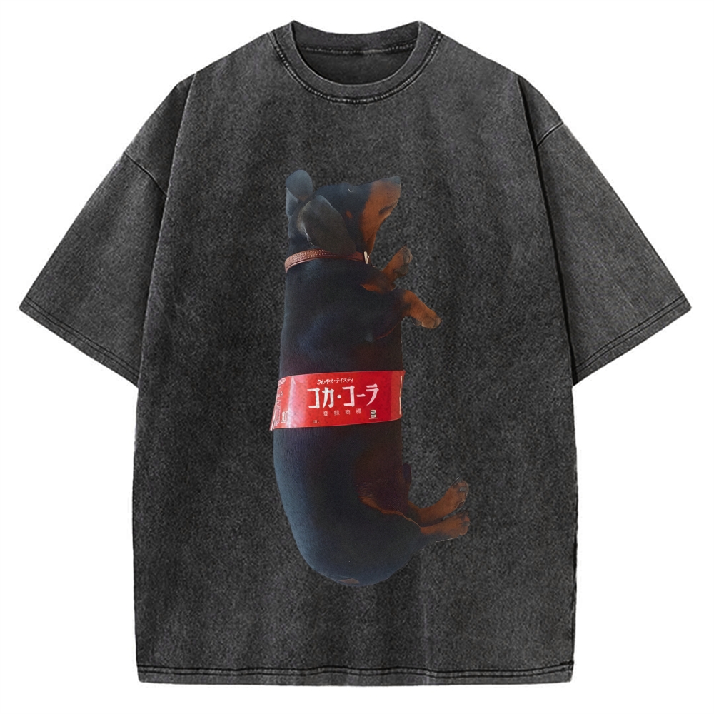 Doggy Cola Vintage Washed T-shirt