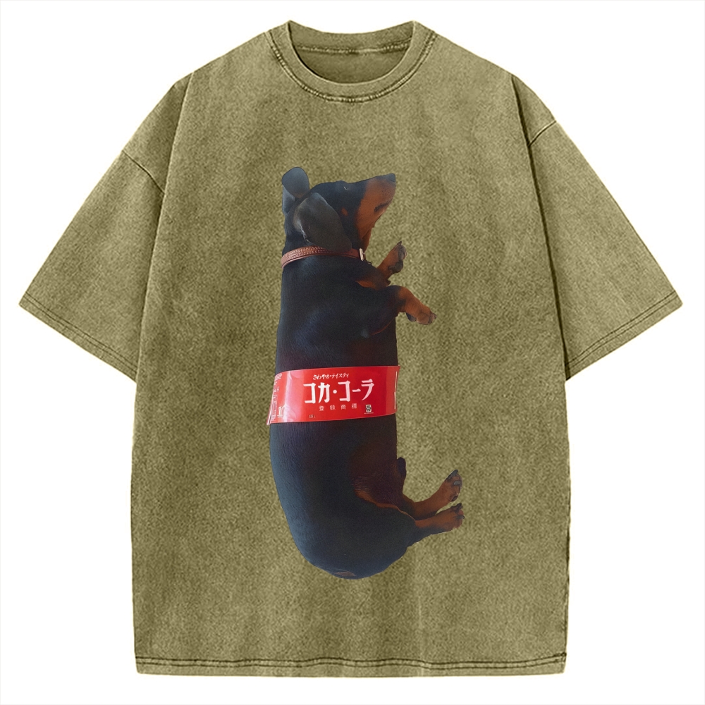 Doggy Cola Vintage Washed T-shirt