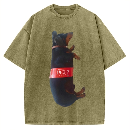 Doggy Cola Vintage Washed T-shirt