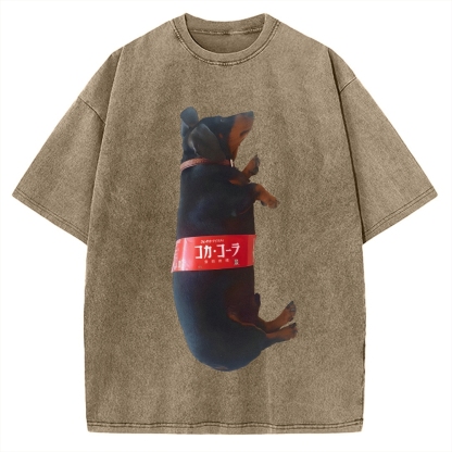 Doggy Cola Vintage Washed T-shirt
