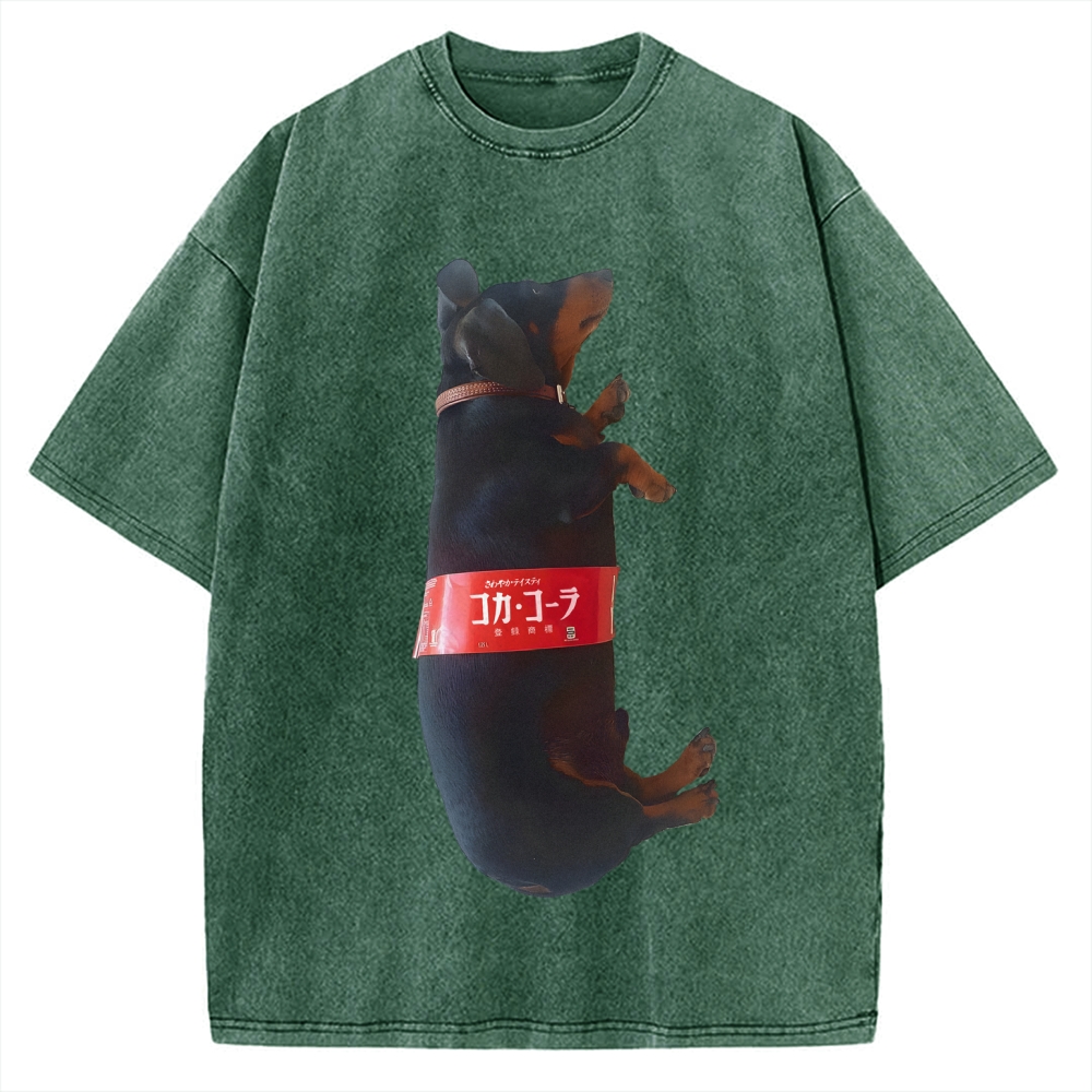 Doggy Cola Vintage Washed T-shirt