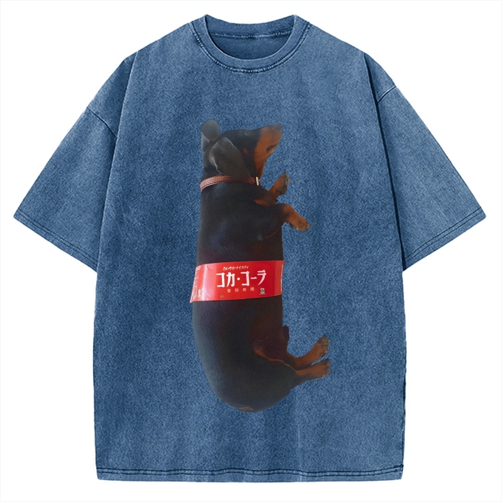 Doggy Cola Vintage Washed T-shirt
