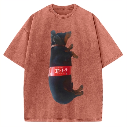 Doggy Cola Vintage Washed T-shirt