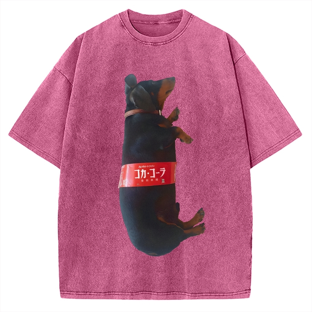 Doggy Cola Vintage Washed T-shirt
