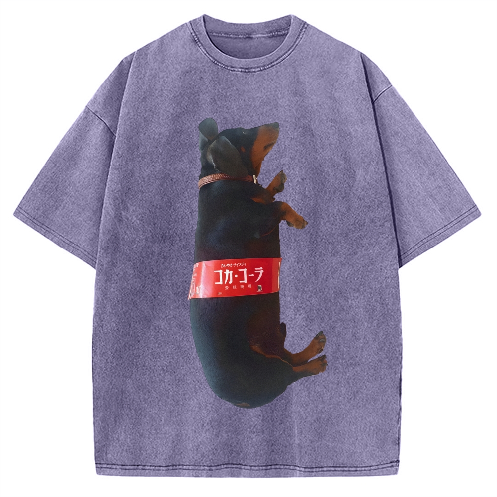 Doggy Cola Vintage Washed T-shirt