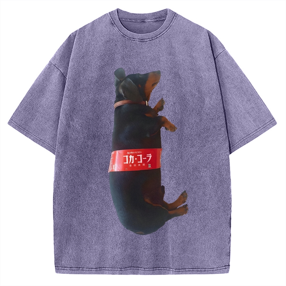 Doggy Cola Vintage Washed T-shirt