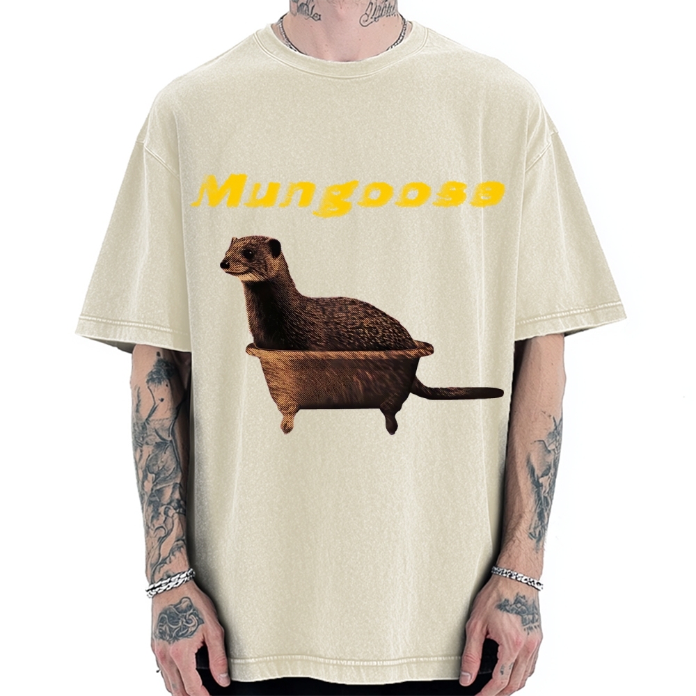 Funny Mungoose Tub Vintage Washed T-shirt