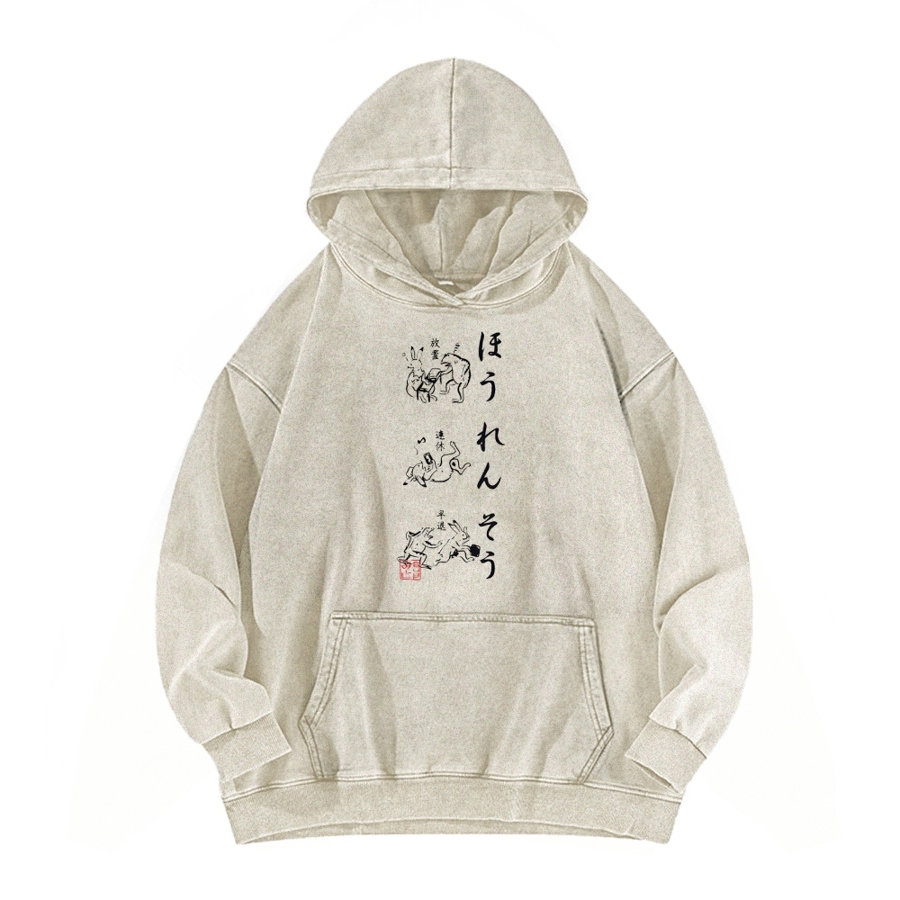 Im Not Like Other Girls Worm Cute Vintage Washed Hoodie
