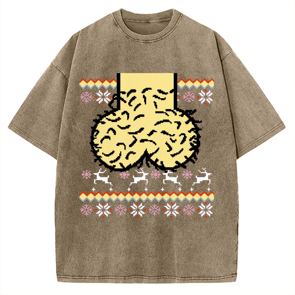 Hilarious Naughty Vintage Washed T-shirt