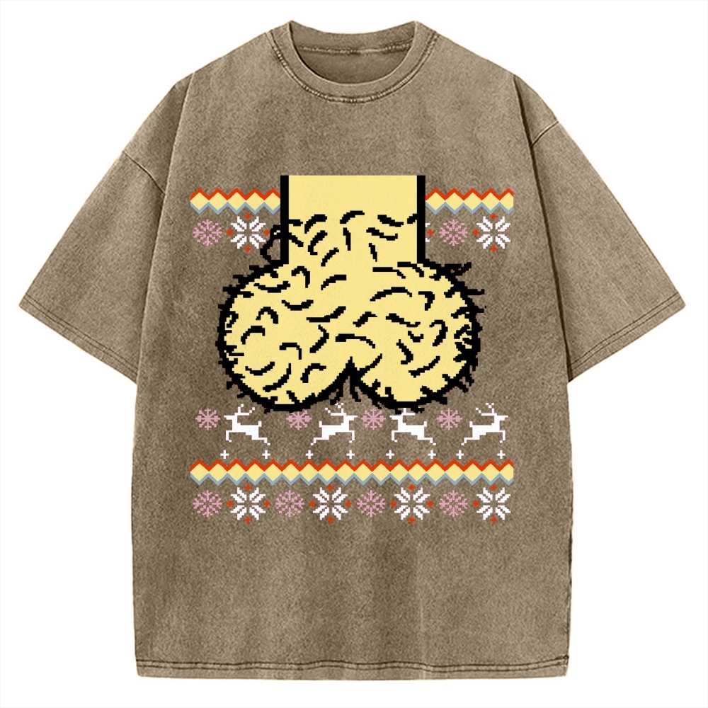 Hilarious Naughty Vintage Washed T-shirt
