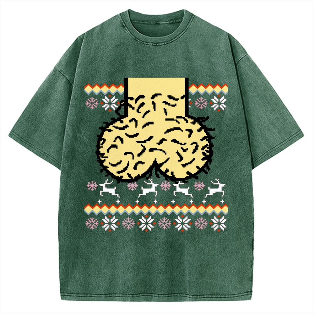 Hilarious Naughty Vintage Washed T-shirt