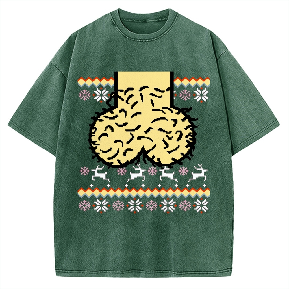 Hilarious Naughty Vintage Washed T-shirt