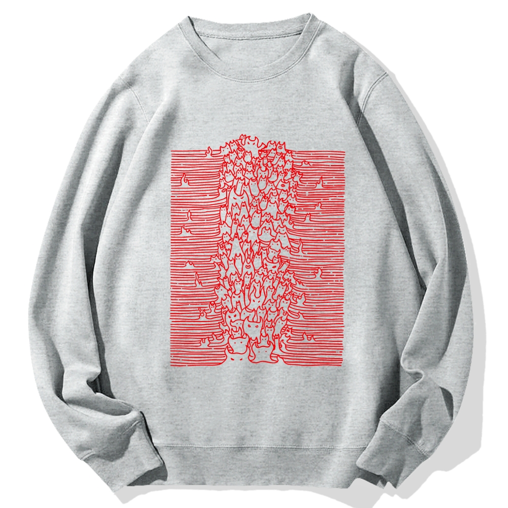 Satanic Lines Cotton Sweatshirt