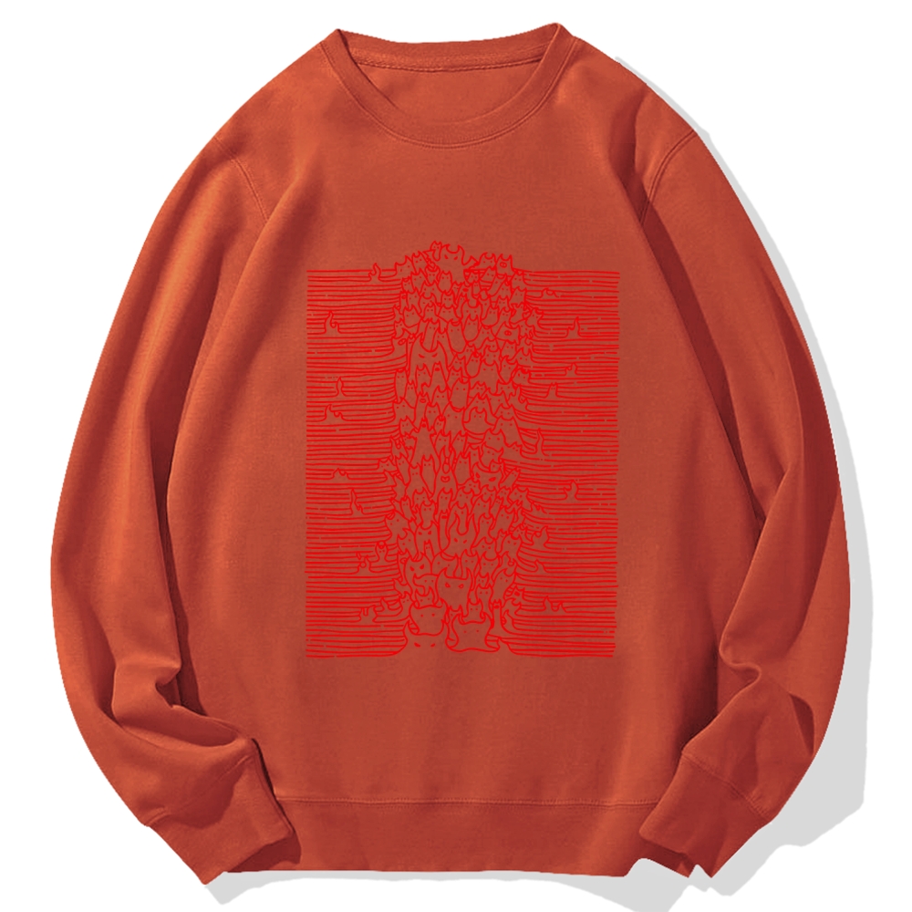 Satanic Lines Cotton Sweatshirt