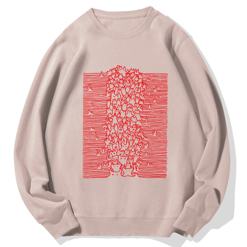 Satanic Lines Cotton Sweatshirt