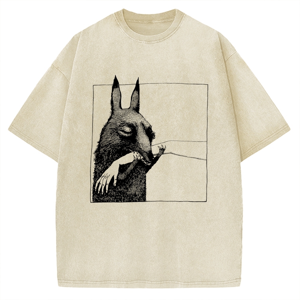 Biological bite marks Vintage Washed T-shirt