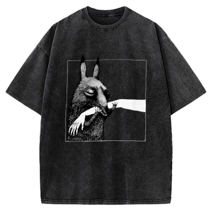 Biological bite marks Vintage Washed T-shirt