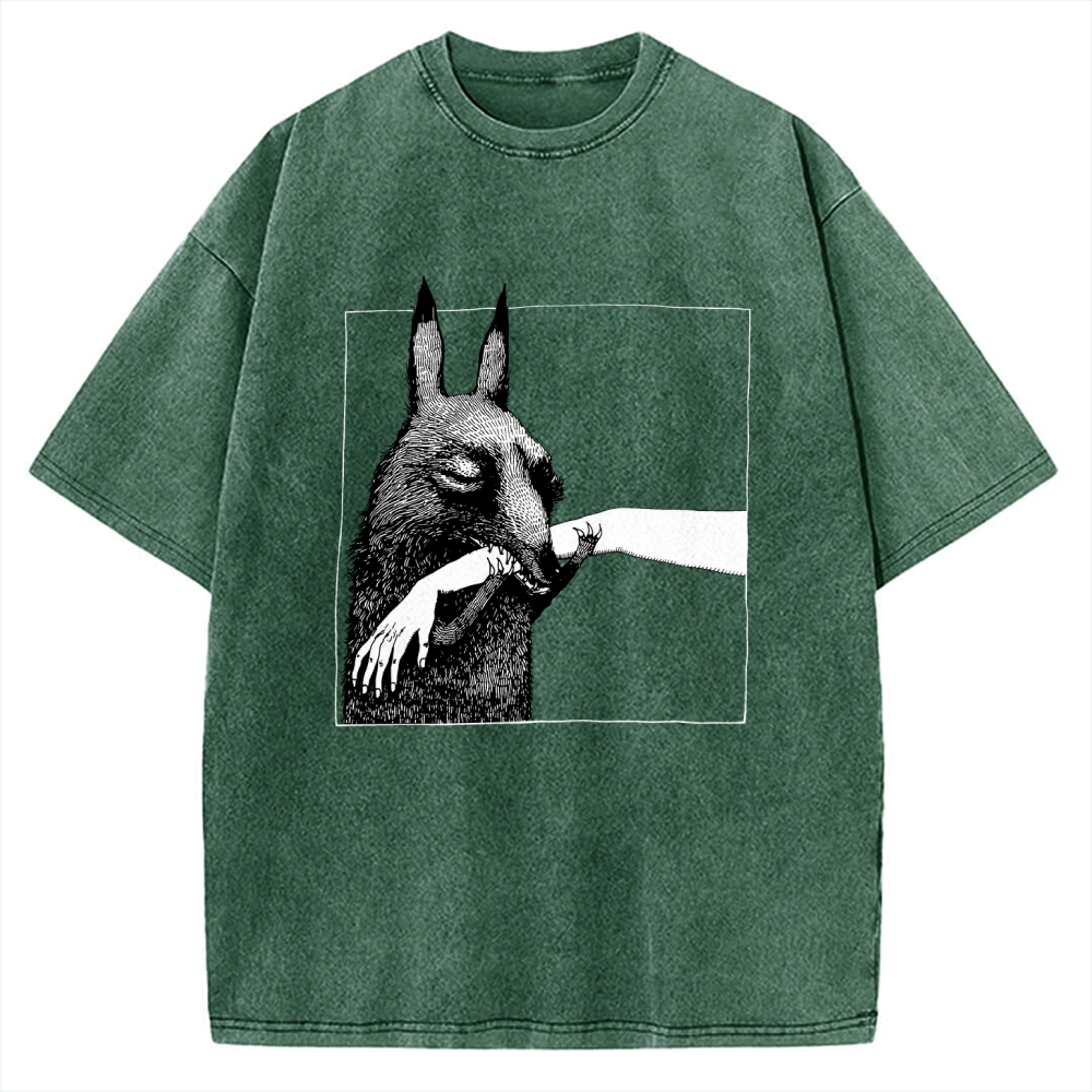 Biological bite marks Vintage Washed T-shirt