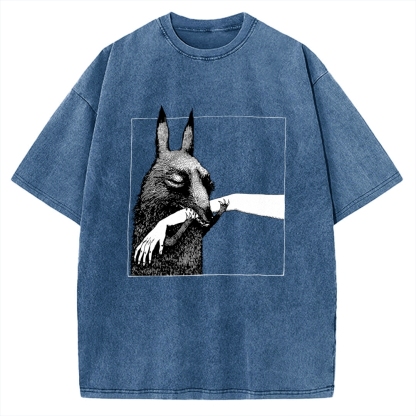 Biological bite marks Vintage Washed T-shirt