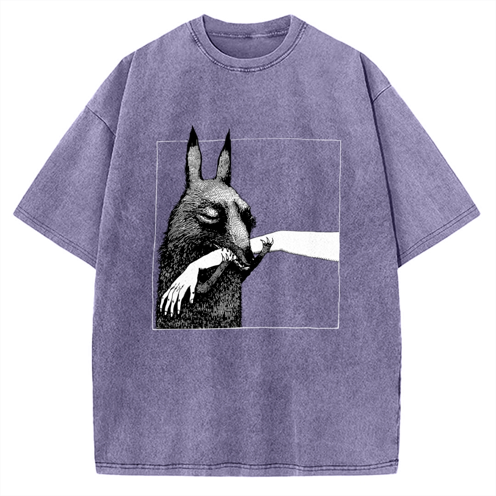 Biological bite marks Vintage Washed T-shirt