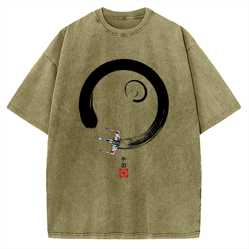 Red five ENSO Vintage Washed T-shirt