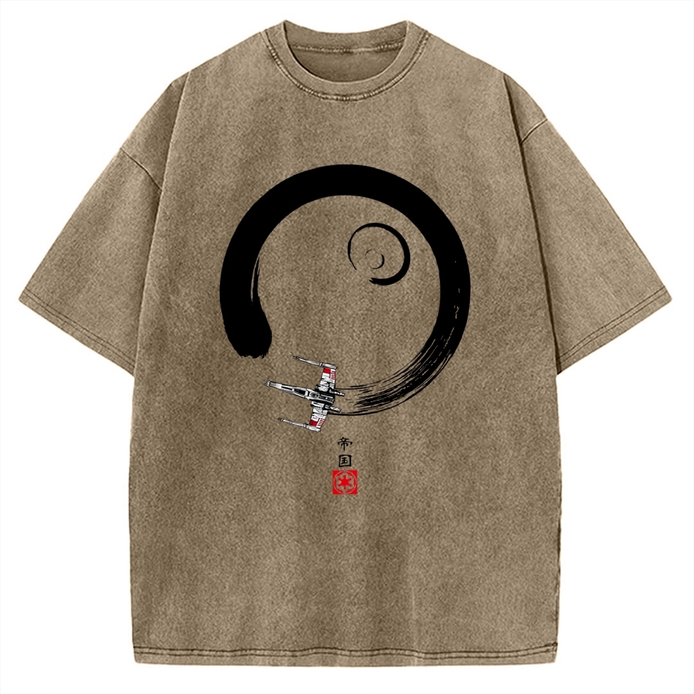 Red five ENSO Vintage Washed T-shirt