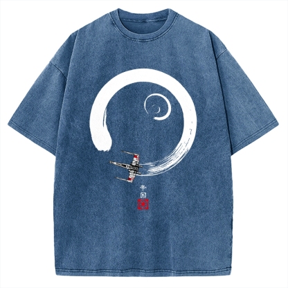 Red five ENSO Vintage Washed T-shirt