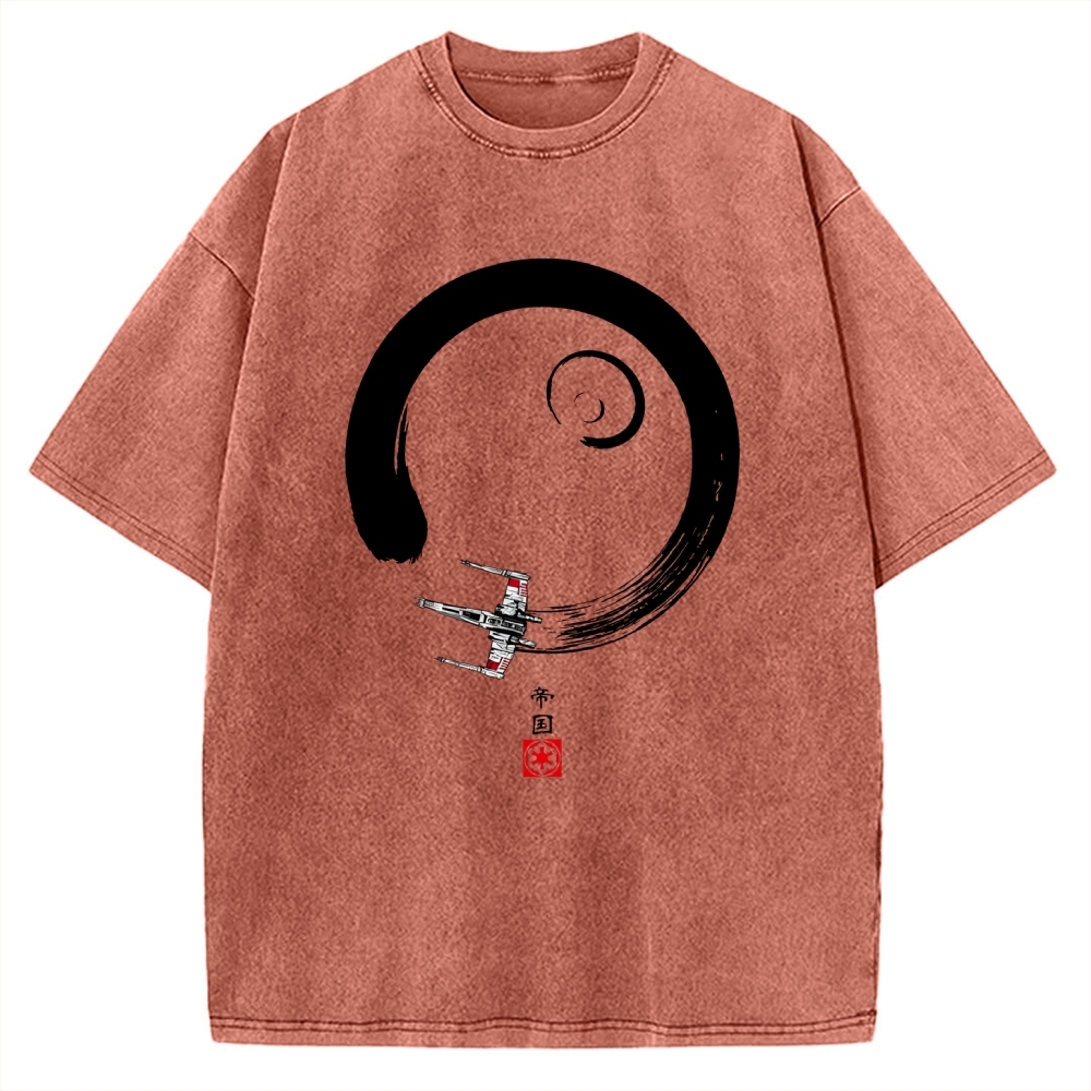 Red five ENSO Vintage Washed T-shirt