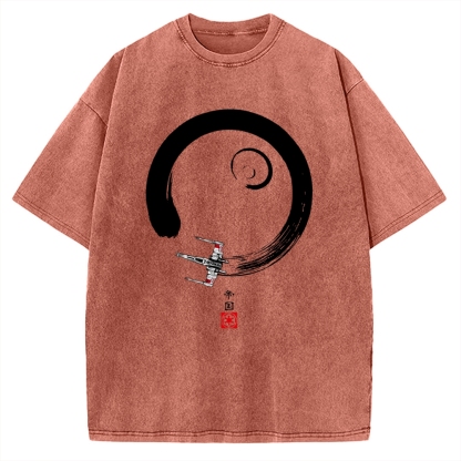 Red five ENSO Vintage Washed T-shirt