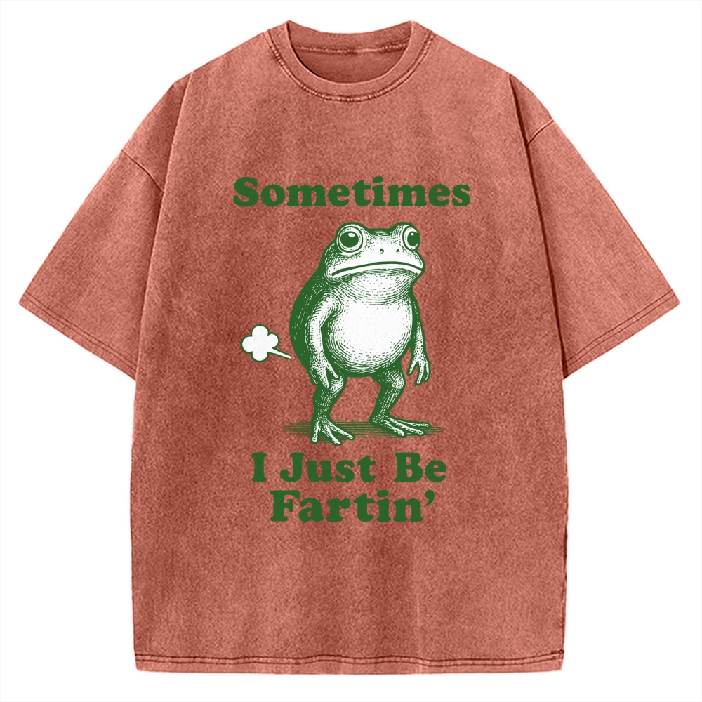 Sometimes-I-Just-Be-Fartin Vintage Washed T-shirt
