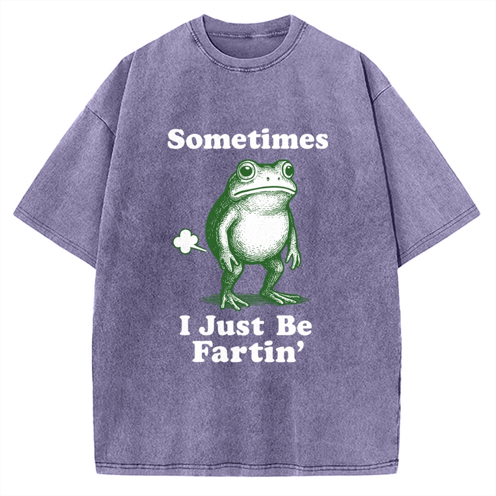 Sometimes-I-Just-Be-Fartin Vintage Washed T-shirt