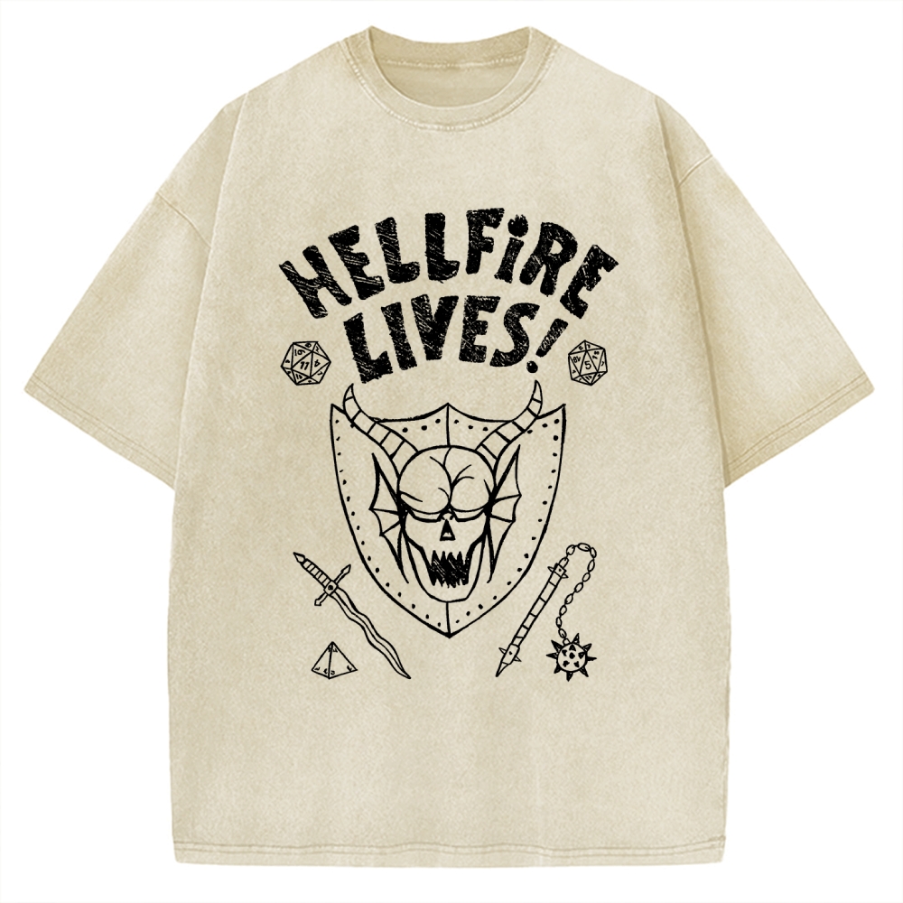 Hellfire Lives Vintage Washed T-shirt