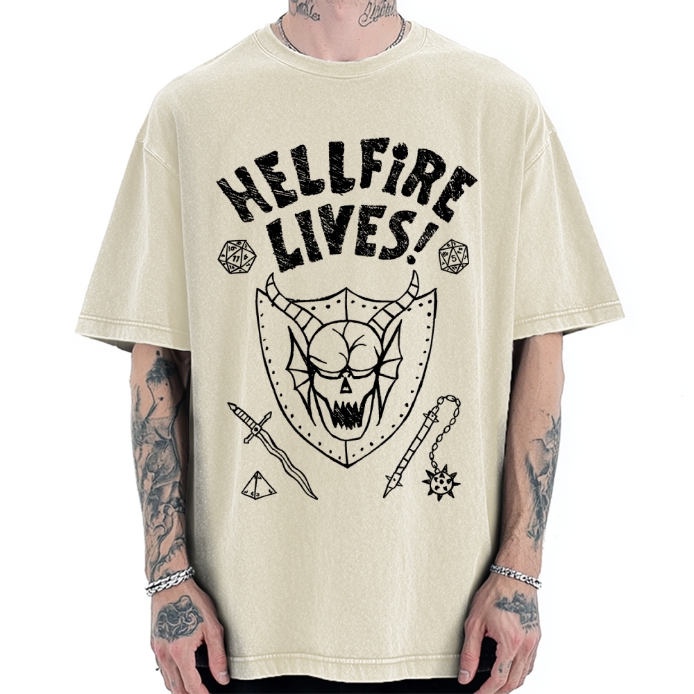 Hellfire Lives Vintage Washed T-shirt