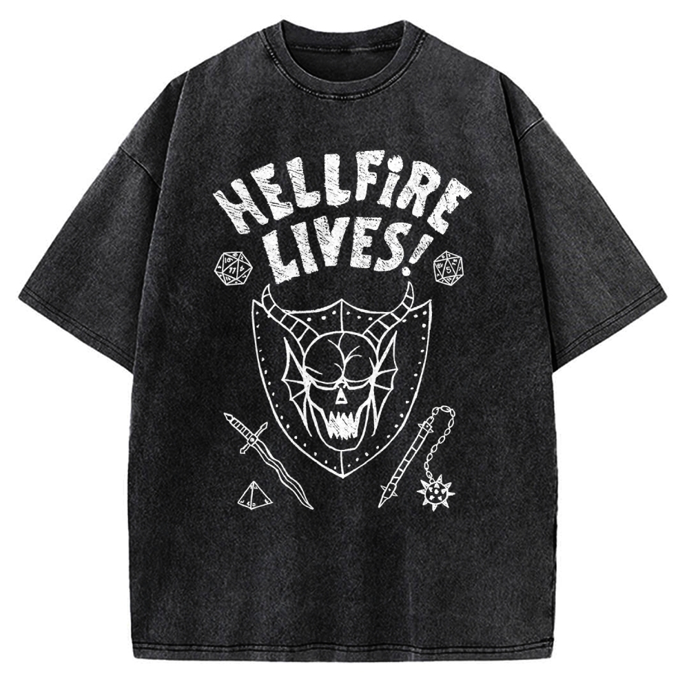 Hellfire Lives Vintage Washed T-shirt