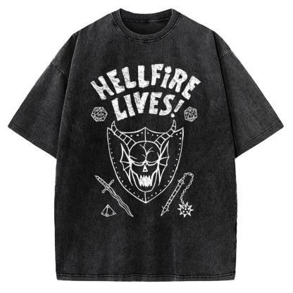 Hellfire Lives Vintage Washed T-shirt