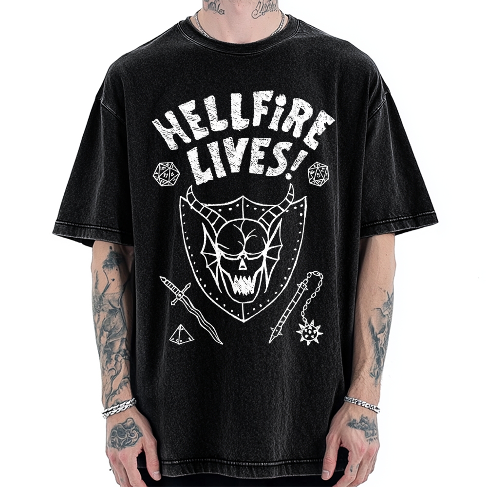 Hellfire Lives Vintage Washed T-shirt
