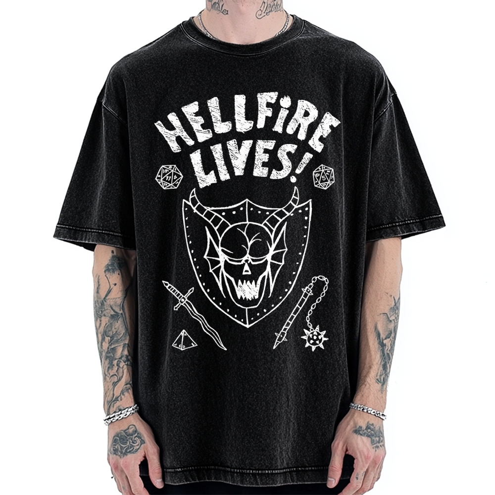 Hellfire Lives Vintage Washed T-shirt