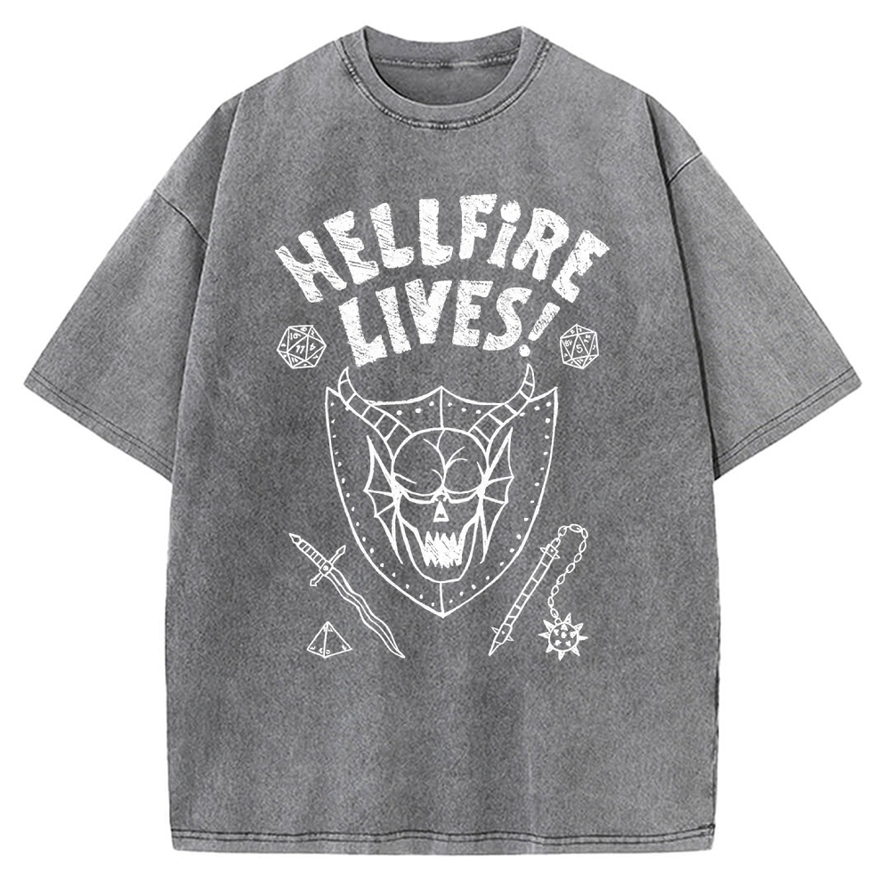 Hellfire Lives Vintage Washed T-shirt