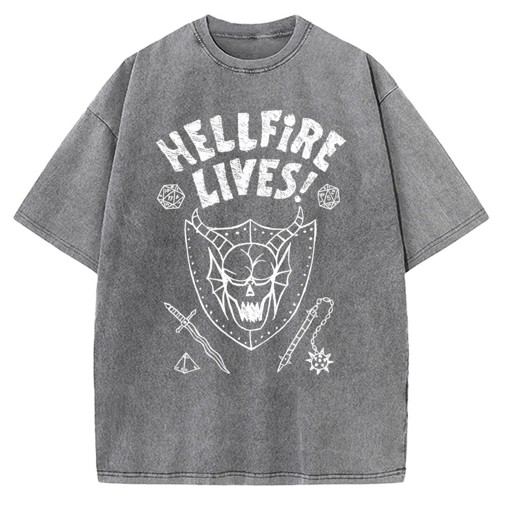 Hellfire Lives Vintage Washed T-shirt