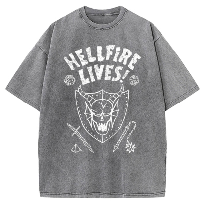 Hellfire Lives Vintage Washed T-shirt